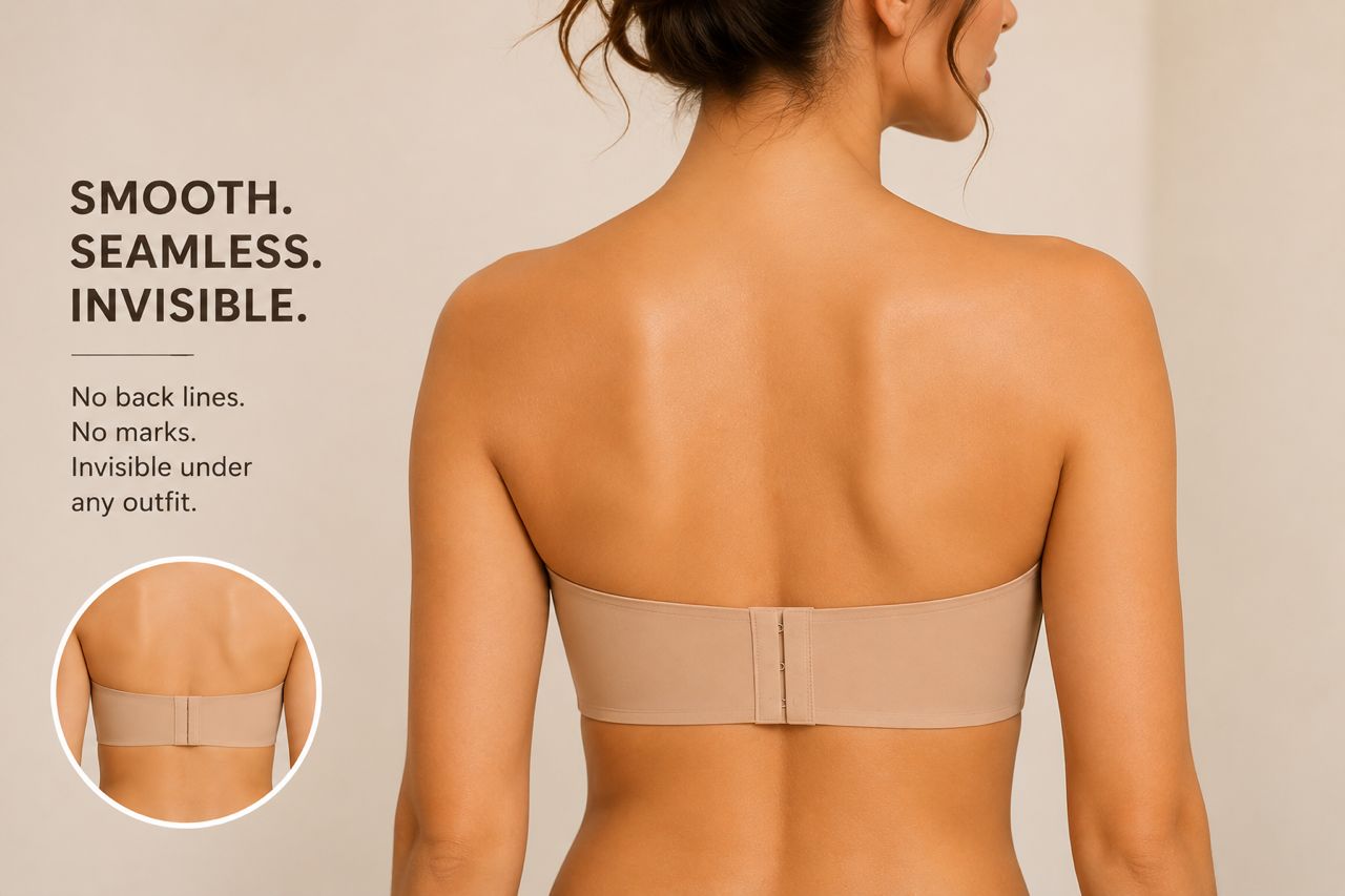 STRAPLESS INVISIBLE PUSH-UP BRA