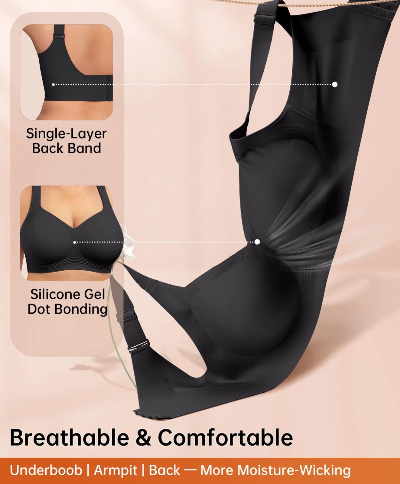 ULTRA-COMFORT WIRELESS JELLY BRA