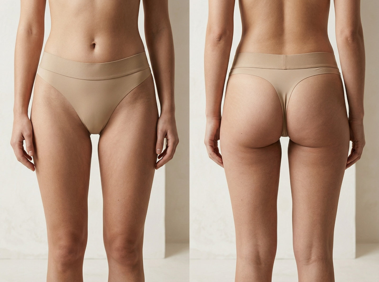 S&S seamless invisible thong