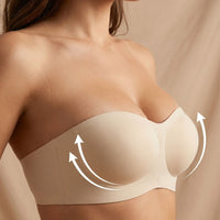 STRAPLESS INVISIBLE PUSH-UP BRA