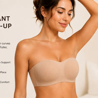 STRAPLESS INVISIBLE PUSH-UP BRA