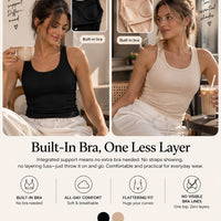 Built-In Bra Top Tank